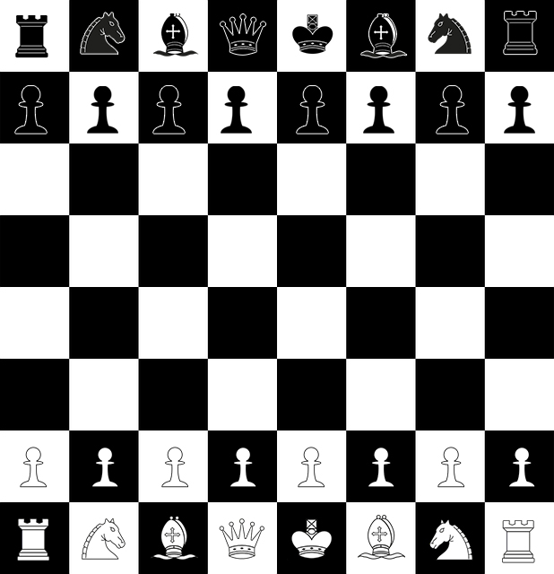 Первоначальная расстановка шахмат
